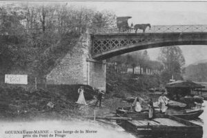 CP Berge RD en aval du pont metallique 1905