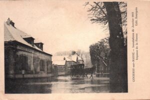 Gournay Rue de la Ferme janvier1910