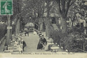 CP Rest Maxime terrasse oblit 1909