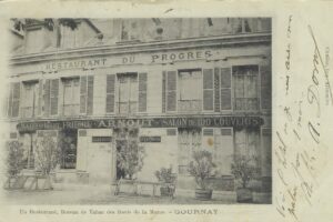 CP Rest du Progrés Maison Arnout oblit en 1903