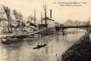CP Usine de platre Poliet et Chausson Canal 1910