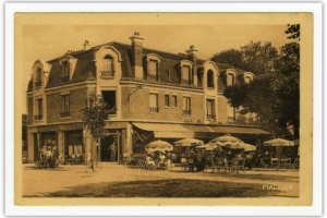 CP restaurant Café du commerce 1940 Place de l'église