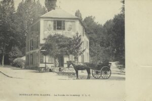 CP Rest à la Pointe de Gournay avamt le Tram obli vers 1905