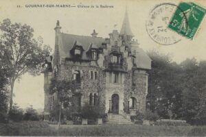 CPA 22 Château de la Sauleraie façade 240 vue de l'ouest en 1910