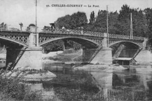 Chelles Gournay Le Pont vue de l'amont 1912
