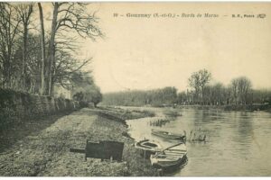 Chemin de halage en aval du château 1912