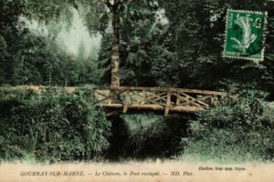 pont sur le bras Saint Arnoult 1900