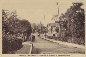avenue du Maréchal-Joffre vers1946 Phot COMBIER MACON