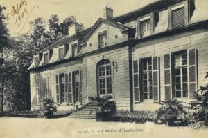 château d'Heurtebise façade est circa 1903