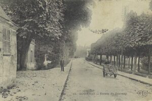 l'ancien passage du bac et le grande rue entrée de G:M ELD 1908ca