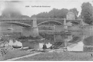 pecheurs au Pont de Gournay ca1905