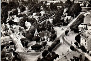 vue aerienne Centre ville 1955 ed LaPie
