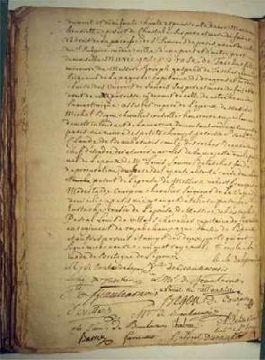 Contrat de mariage - archives municipale de Noisy-le-Grand