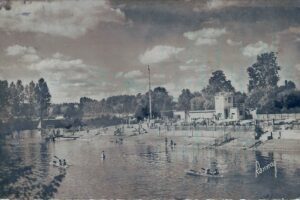 La Plage depuis l'aval par Raymond 1086X696 soiurce Geneanet