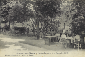 Terrasse Régnier quai de Chetivet