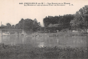 La Marne et les quais au pont de gournay vers 1911 Ref 6460 EM