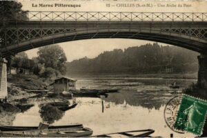 Chelles 12 une Arche du Pontvue sur quai de marne Chelles 12 une Arche du Pontvue sur quai de marne