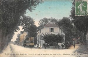 Gravatte et le Tram à la Pointe de G colorisée