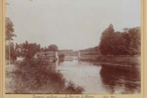Lr Pont sur la Marne -Août 1900