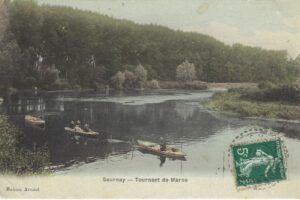 Tournant de Marne Colorisée 1909