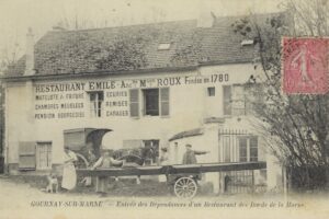entrée des dépendances de chez Emile 1906