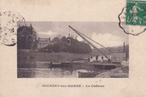 le château et le chantier du marchand de sable 1913?