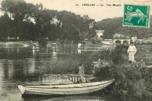 vieux moulin vu de Gournay 1905 ELD Paris
