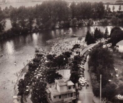 Vue aérienne vers 1960 La Plage