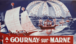 La grande fête de la nuit du 12 juillet 1959 comprenait un défilé-concours nocturne d'embarcations décorées comme des chars de carnaval.
