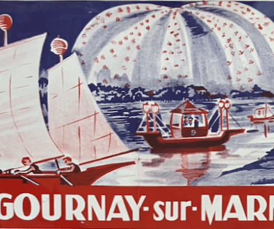 La grande fête de la nuit du 12 juillet 1959 comprenait un défilé-concours nocturne d'embarcations décorées comme des chars de carnaval.