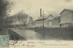 usine de plâtre Poliet à Gournay circ 1907