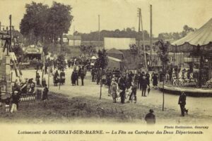 la fête forraine au Carrefour des Deux Départements juin 1927 6Mo la fête forraine au Carrefour des Deux Départements juin 1927 6Mo