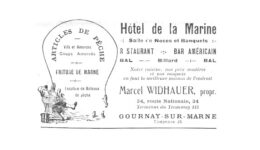 hotel de la marine Widhauer