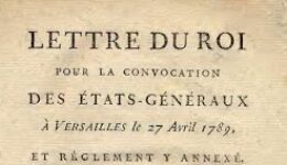 convocation aux etats généraux