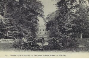 le château, le puits artésien ca 1910 le château, le puits artésien ca 1910
