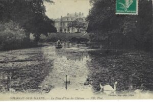 La piece d'eau du château circ 1910 La piece d'eau du château circ 1910
