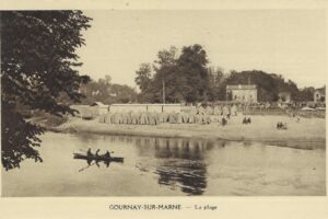 la plage à ses débuts 1930 la plage à ses débuts 1930