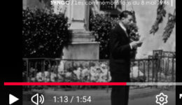 le film des cérémonies du 08 Mai 1946