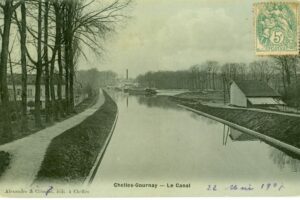 Port de Gournay et usine Poliet hivert 1906-1907 Port de Gournay et usine Poliet hivert 1906-1907