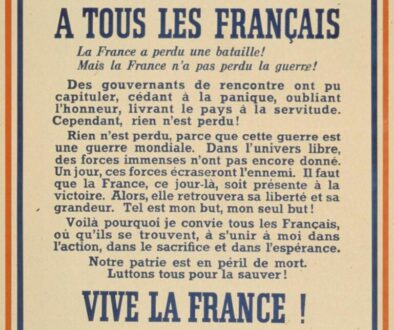 Discours du Général De Gaulle "À TOUS LES FRANÇAIS"