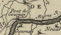 le pont vu selon le désir du roi en 1676