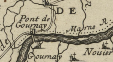 le pont vu selon le désir du roi en 1676