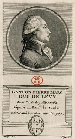 Pierre-Marc-Gaston de Lévis — Wikipédia