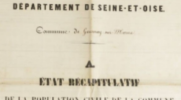 Recensement de Gournay en 1866